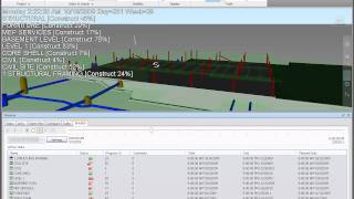 Navisworks Timeliner 4D simulation [upl. by Salvay539]