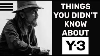 5 Things you didnt know about Y3  Yohji Yamamoto x Adidas  5 facts about Adidas Y3 [upl. by Wyne]