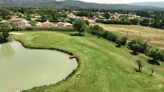 Golf de Saumane Provence Country Club drone aerial video Provence Hole14 [upl. by Taka]