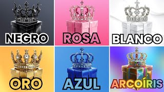 ELIGE 1 REGALO DE 6 🎁 CHOOSE YOUR GIFT 6 👑 DESAFÍO 6 CAJAS DE REGALO 🍀 QUIZ LOCURA [upl. by Suoicerpal]