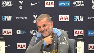 FULL PREMATCH PRESS CONFERENCE Including Embargoed Section Ange Postecoglou Spurs v Brentford [upl. by Sinaj]