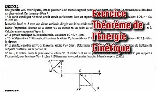 Exercice 1 Energie Cinetique 1ereS [upl. by Kape455]