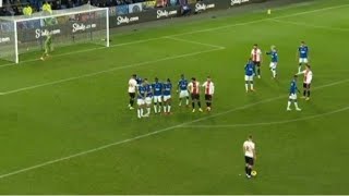 James WardProwse free kick goal vs Everton  Everton vs Southampton  12 [upl. by Dru]