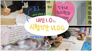 VLOG 내신 10의 시험기간😵‍💫💦ㅣ내신 10ㅣ전교 1등ㅣ07 공부 브이로그ㅣ고1 브이로그ㅣ공부 브이로그ㅣstudy vlog [upl. by Woodman]