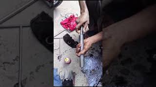 how to front shock repairingisuzu mechanic [upl. by Asille95]