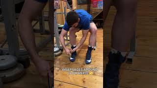 How to lace boxing boots🥊Boxing Fights Fyp Fight Trending fypシskill Viral viralvideo [upl. by Plafker748]