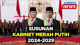 FULL Prabowo Umumkan Susunan Kabinet Merah Putih 20242029  Breaking News 2010 [upl. by Esmerelda]