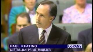 Paul Keating informs the House of Mabo legislation progress [upl. by Peedus]