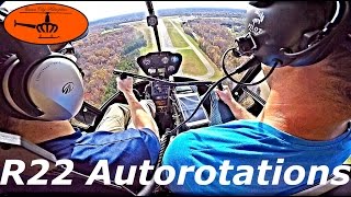 R22 Autorotation Training [upl. by Paluas]