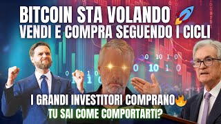 🚀 BITCOIN QUESTO NON È IL MOMENTO DI VENDERE 🔥👀 SCOPRIAMO IL PERCHÈ [upl. by Silvanus]