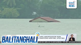 NHA  Moratorium sa housing amortization para sa mga naapektuhan  Balitanghali [upl. by Einuj656]