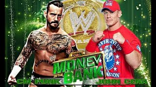 CM Punk vs John Cena  Epic WWE Championship Showdown at Money in the Bank 🏆🔥💥 [upl. by Nandor760]