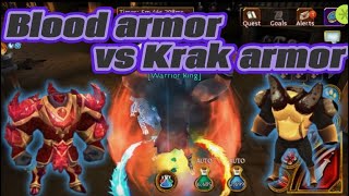 Arcane Legends  Blood armor vs Kraken armor [upl. by Ratna]