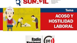 ¿Qué hacer frente al acoso u hostigamiento laboral  Sunafil  Radio Nacional [upl. by Anhcar]