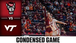 NC State vs Virginia Tech Condensed Game  202324 ACC Women’s Basketball [upl. by Annaek]