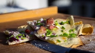 Folge4  Elsässer Flammkuchen Deutsches BBQ und GrillRezept [upl. by Stromberg]