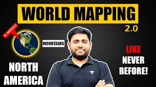 Complete World Maps North America  Mountains World Mapping by Sudarshan Gurjar [upl. by Nosirb18]