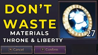 How to dissolve items efficiently in Throne and Liberty [upl. by Abbot]