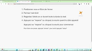 Eyeonic Online Visual Field Test  French Demo video [upl. by Mathilde]