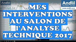 Mes 3 participations au salon de lanalyse technique 2017 [upl. by Kind]