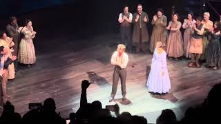 Sweeney Todd  LuntFontanne Theatre 292024 Aaron Tveit Sutton Foster First Curtain Call [upl. by Heyde]