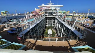 Royal Caribbean Oasis of the Seas Outside  Exterior Guided Walking Tour 4k [upl. by Aiekam984]