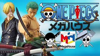 Variable Action Heroes One Piece Sanji amp Zoro Figures Unboxing amp Review [upl. by Jankell]