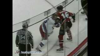 Colton Orr vs Brian McGrattan Mar 30 2006 [upl. by Milton122]