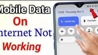 internet not working mobile data problem [upl. by Leind452]