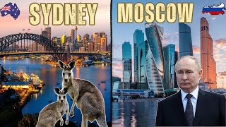 Sydney amp Moscow Contrasting Cultures Stunning Views  top10 sydney moscow travel travel2024 [upl. by Lieno]