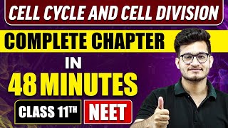 CELL CYCLE and CELL DIVISION in 48 Minutes  Full Chapter Revision  Class 11 NEET [upl. by Elnore252]