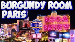 PARIS LAS VEGAS BURGUNDY QUEEN ROOM REVIEW [upl. by Silyhp]