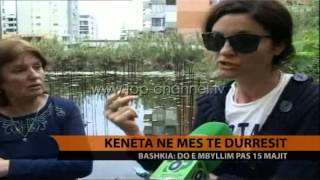 Këneta në mes të Durrësit  Top Channel Albania  News  Lajme [upl. by Cleve]