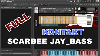 SCARBEE JAY BASS Native instrument NKI KONTAKT DESCARGAR scarbeeJayBass nki bajo [upl. by Nev]