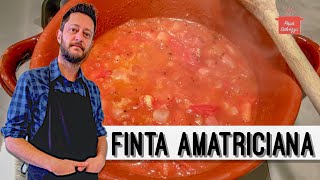 AMATRICIANA FINTA facile leggera e veloce [upl. by Major]