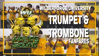 Wilberforce University quotHounds of Soundquot  Trumpet amp Trombone Fanfares 2023 [upl. by Modnar768]