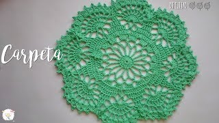 Carpeta tejida a crochet [upl. by Poland]