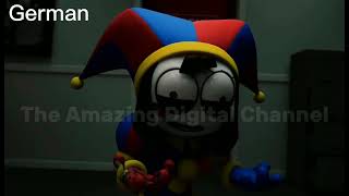 Pomni laughing maniacally in different languages – The Amazing Digital Circus [upl. by Gunning]