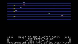 Dance of the Plastic Forks 1984  Apple II Phasor sound card [upl. by Alvan365]