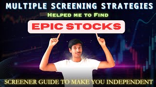 Multiple Screening Strategies that helped me to Find EPIC Stocks  Multi Year Breakout Screener [upl. by Eelaroc]