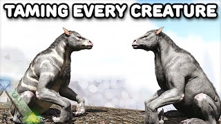 TAMING EVERY CREATURE IN ARK  CHALICOTHERIUM  ARK SURVIVAL EVOLVED EP19 [upl. by Nickey]