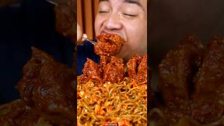 Makan mie gacoan level 8  bakso urat mercon 🥵 shorts shortvideo [upl. by Orv542]