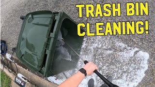 Trash Bin Cleaning Vlog  Trash Bin Cleaning Business [upl. by Atteval768]