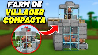 FARM de VILLAGER SIMPLES para MINECRAFT BEDROCK 121  MCPE XBOX Playstation PC Switch [upl. by Westney896]