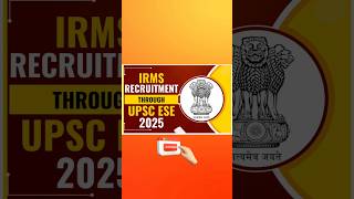 New update  IRMS exam through ESE 2025 ese irms railway upsc ies [upl. by Irmo550]