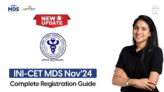 INICET MDS NOV24 Complete Registration Guide  Dr Himani Joshi [upl. by Weaver]