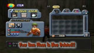 Dark Cloud NTSCU Only  Delete The Item Menu With CodeBreaker [upl. by Eimilb]