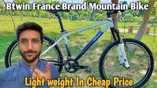 Btwin France Mountain Bicycle 🚴  Decathlon\ RockRider Combination  10kg Weight  Aluminium Frame [upl. by Sender927]