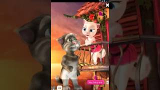 Talking Tom Speak With Talking Angela About Love Chat [upl. by Tandi908]