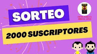 SORTEO 2000 SUSCRIPTORES [upl. by Fernando927]